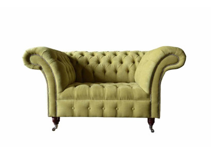 Chesterfield krēsls tekstila dizaina dīvāns audums dīvāns mīkstajiem audumiem pelēks jauns