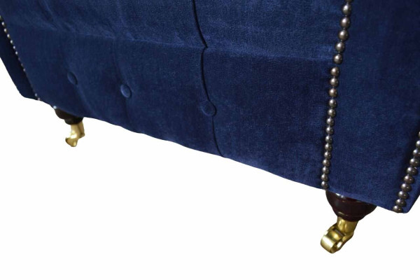 Chesterfield Teksta krēsls 1-vietīga dīvāns Polster dizains Luxus Moderns