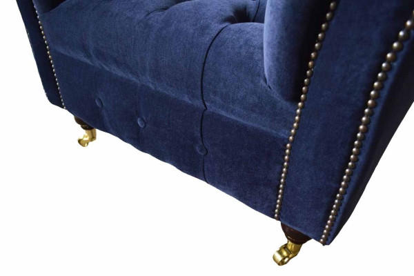Chesterfield Teksta krēsls 1-vietīga dīvāns Polster dizains Luxus Moderns
