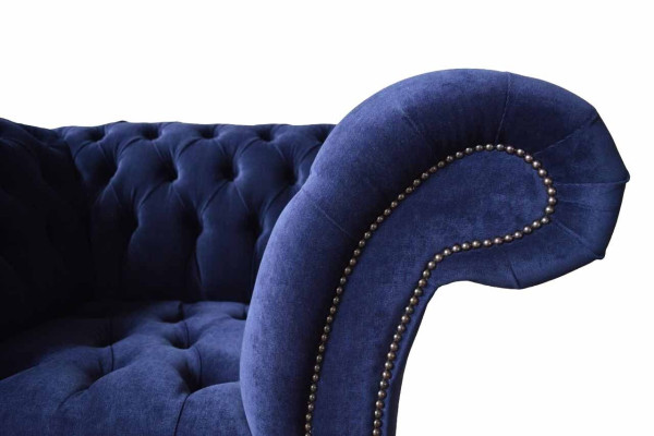 Chesterfield Teksta krēsls 1-vietīga dīvāns Polster dizains Luxus Moderns