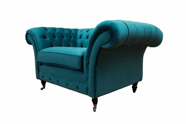 Chesterfield dizaina krēsls dīvāns mēbeļu tīrīšana luksusa audums dīvāns vienam sēdētājam