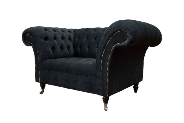 Chesterfield dizaina dīvāns krēsla pārklājums luksusa tekstila dīvāns vienvietīgs.