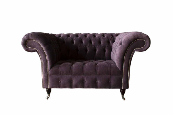 Krēsls Chesterfield velvets vienvietīgs luksusa krēsls dīvānovēlāja jaunsdzimts sēžamvieta