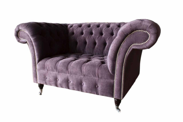 Krēsls Chesterfield velvets vienvietīgs luksusa krēsls dīvānovēlāja jaunsdzimts sēžamvieta