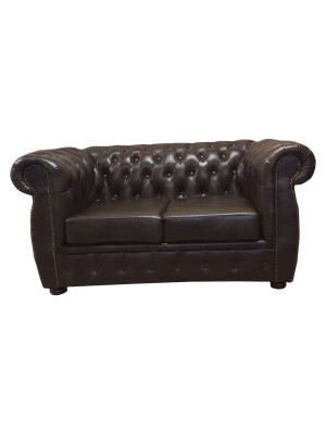 Chesterfield dīvāns ar diviem sēdvietēm, izsmalcināta mākslas priekšmetu, divvietīgs dīvāns, brūns mēbeles dīvāni.