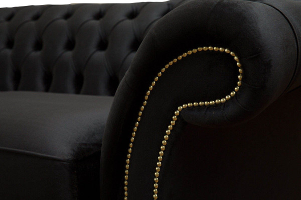 Chesterfield Sofa 3 Sitzer Couch Polster Luxus Textil Couchen Sofas  Chesterfield dīvāns 3 vietu dīvāns Polster luksusa audums dīvāni dīvāni