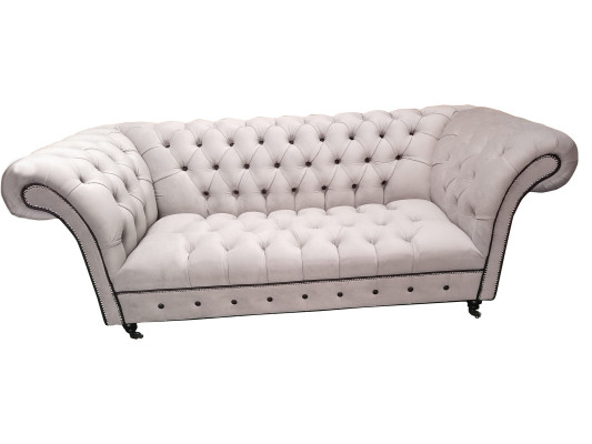 Chesterfield dīvāns trīsvietīgs dīvāns čehu tekstila mūsdienīgās dīvāni.