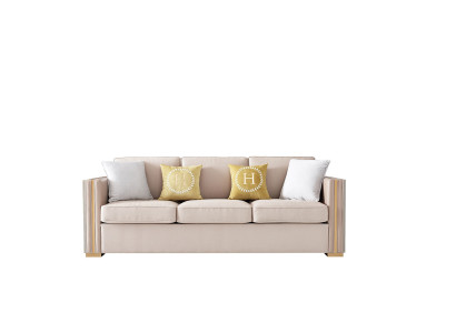 Trīsvietīgais dīvāns polster Design sofa deko Moderner 3er sofas istabas mēbeles