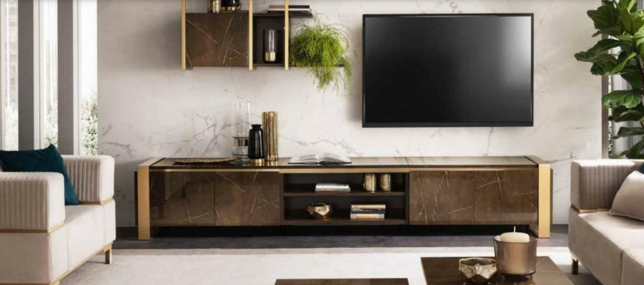 Luksusa galds TV Lowboard XXL skapis galda telpai koka televīzijas Lowboard jaunais viesnīcas номер