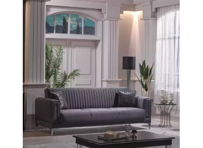 Peleka dīvāns dzīvojamistaba Trīsvietīgs Samta dīvāns 3-vietīgs dīvāns Luksusa mēbeles