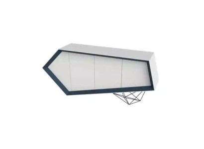 Sideboard Kommode Skapis Komoda Biroja mēbeles Biuro aprīkojums Jauns Balts