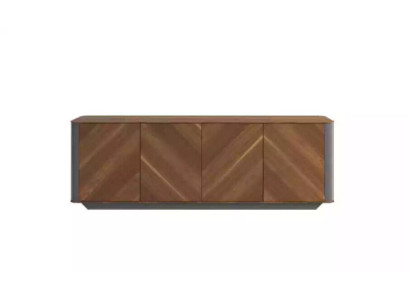 Sideboard biroja komoda dizaina mēbeles skapis Lowboard jauns birojs brūns