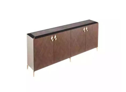 Sideboard Moderns skapis Izliekti Biroja mēbeles Koks Metāls Mēbeles Luksuss