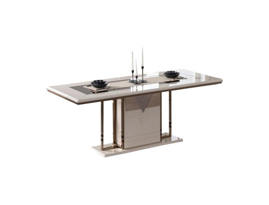 Luksusa ēdamgalds ēdamistaba galds galds ēdamistabai Moderns koks baltā krāsā 200 cm