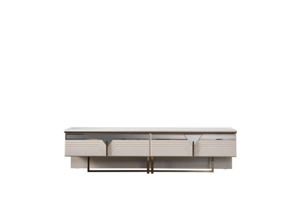 Sideboard RTV Lowboard TV stends koka skapis skapis koks balts dizains
