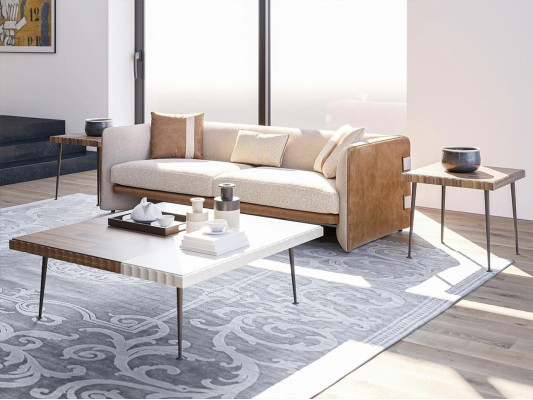 Beža krēsla luksusa trīsvietīga sofa Moderns mēbeļu priekšmetu apģērbs Tekstils
