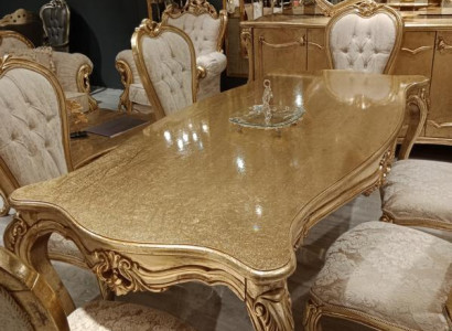 6 krēsli komplektā komplektā Art déco stilā Dizains Chesterfield krēsli Tekstils Jauns