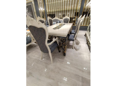 Elegantā ēdamistaba ēdamgalds luksusa galds Glamorous Dining Table New