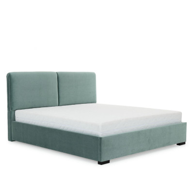 Pilna guļamistabas komplekta 3 gab. divguļamais gults dizainera komplekts ar 2 nakts plauktiem