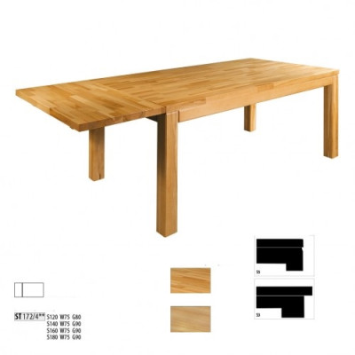 Galds ēdamistaba Masīvs Mēbeles ēdamistaba 160x90cm Reāla koka pilns kokmateriāls Jauns Galdi