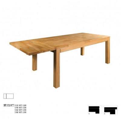 Galds ēdamistaba Masīvs Mēbeles ēdamistaba 160x90cm Reāla koka pilns kokmateriāls Jauns Galdi