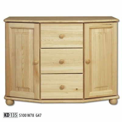 Masīva skapis Kommode Sideboard mēbeles Kommoden Eikas skapji Jauns ēdamgalds
