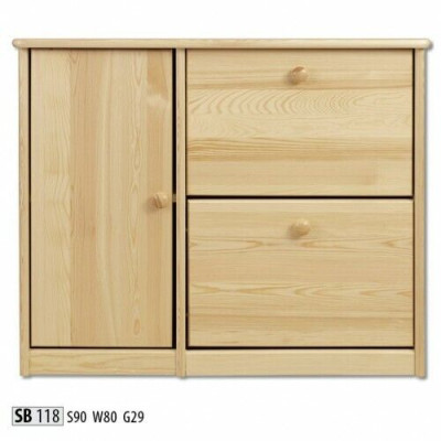 Apgrieztnis plaukts Komoda Dabīgā koka Masīvmēbeles Kurpescilnis Kurpju plaukts Plaukts