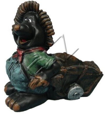 Dizaina zemesgrauzēja figura dārzam, statuja, skulptūra, figūras, skulptūras, dekorācija.