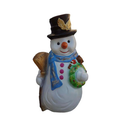 Sniegavīra figūra statuja dekoratīvās figūras dekoratīvā skulptūra 50 cm Ziemas jaunu statujas jauns