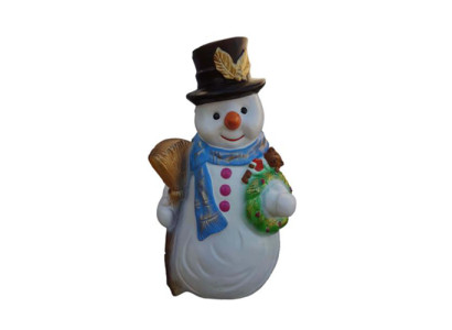 Sniegavīra figūra statuja dekoratīvās figūras dekoratīvā skulptūra 50 cm Ziemas jaunu statujas jauns