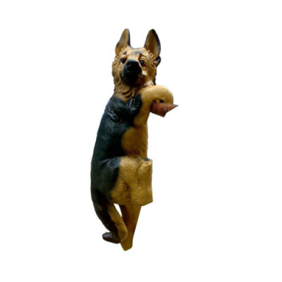 Dekoratīva figūriņa Statuja Skulptūra 28 cm Figūras Statujas Skulptūras Dārzs Suns (A147)
