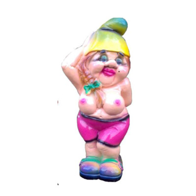 Dārza mājas dekoratīva figūra statuja skulptūra figūras rūķis erotiskais sexy M33