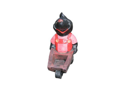 Dizaina velns krakkaru figūras statuja skulptūra figūrin dekorācija 34cm deko