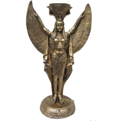 Skulptūra Ēģiptes dieviete Maat, lampu statīvs, lampas, statujas, jaunās skulptūras