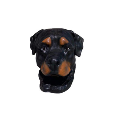 Rottveilera suns dekoratīva figūra statuja skulptūra 35 cm figūras statujas skulptūras A184.