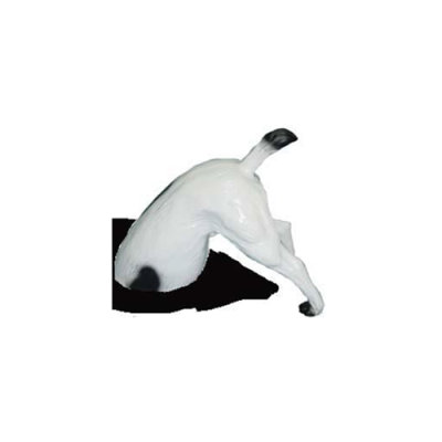 Ērtais dārza figūras suns ar aizmuguri 25 cm glezna figūras statuetes statuas