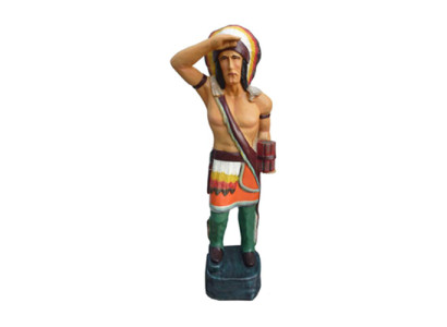 Indiāņu figūras statuja ASV iedzīvotāju dārza dekors skulptra figūras statujas 190cm
