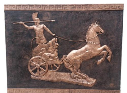 Attēls Aleksandrs Lielais reliēfs figūra statuja skulptūra 184x143 figūras jaunas R113B