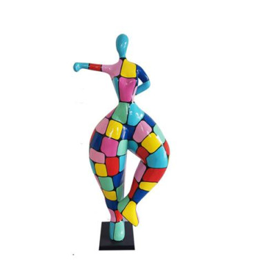 Abstrakta figura Statuja baletdejotāja Statujas dārza dekori, modernie griesti 132 cm.