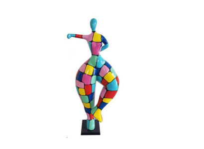 Abstrakta figura Statuja baletdejotāja Statujas dārza dekori, modernie griesti 132 cm.
