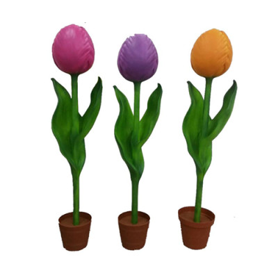 Zieds 190cm Tulpe Ģartas dizains Augs Abstraktā skulptūra IzvēlēJamas statujas 190cm