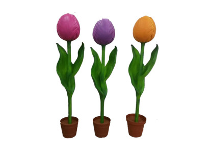 Zieds 190cm Tulpe Ģartas dizains Augs Abstraktā skulptūra IzvēlēJamas statujas 190cm