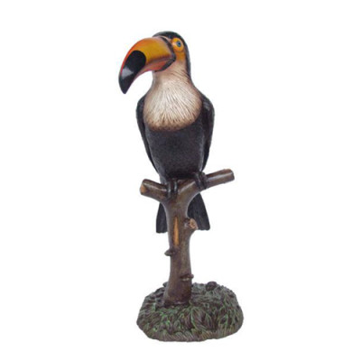 Dārza dekorācija Putnu tukans 80cm figūras statuja skulptūras figūras Papagai 113cm.