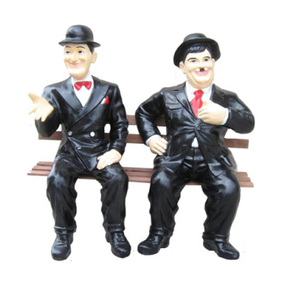 Dekoratīva figūra, statuja, skulptūra 60 cm, figūras, statujas, skulptūras "Laurel Hardy" P90