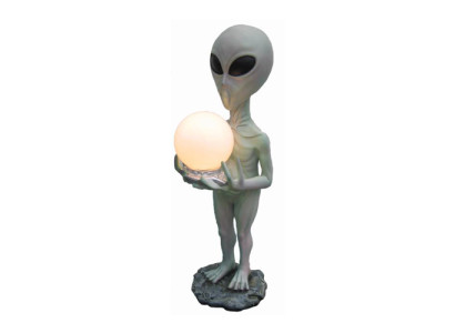 Mūsdienīga galdabalta Šausmīgs lukturis Alien figūra apgaismojums Skulptūra Figūras
