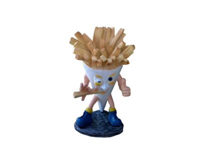 Pommes Ātrumēdi Fast Food Skulptūras Dekorējošas figūras 85cm Jaunums Gastronomijas izkārtnes