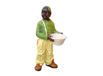 Dekoratīvs figūra statuja skulptūra 90 cm figūras statujas skulptūras Melnās ASV P36