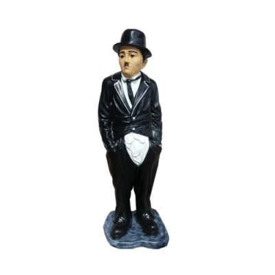 Rotu figūras statuja skulptūra 98 cm figūras statujas skulptūras Charlie Chaplin P2