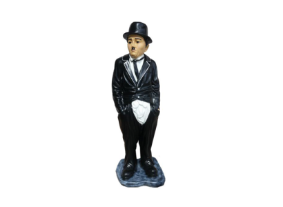 Rotu figūras statuja skulptūra 98 cm figūras statujas skulptūras Charlie Chaplin P2