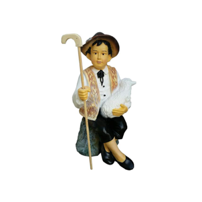 Deko figūra statuja skulptūra 80 cm figūras statujas skulptūras jauns ganītājs jauns P123
